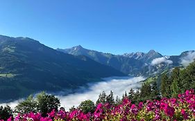 Ferienhaus Zillertal Panorama Blick Balkon Sauna