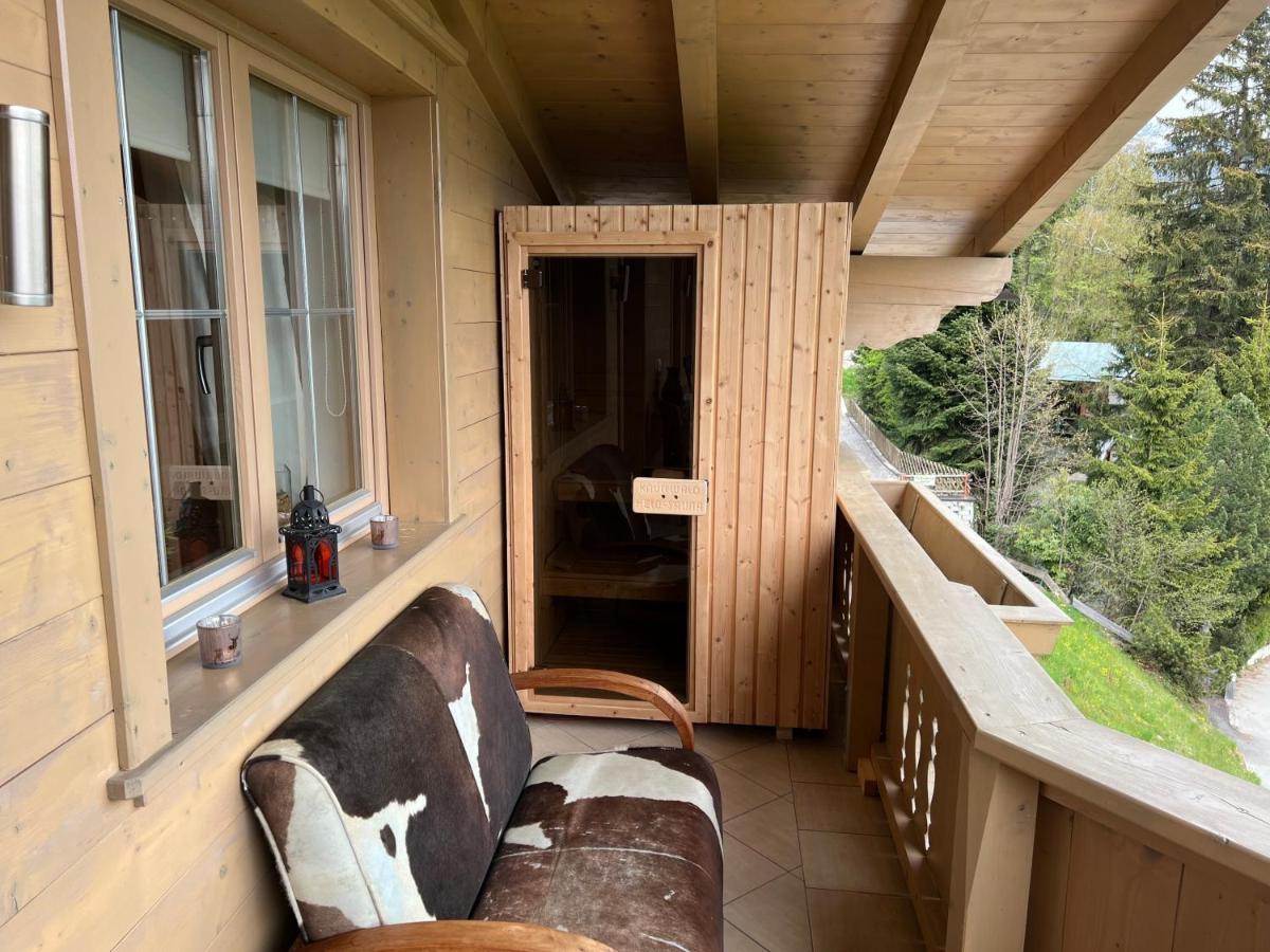 Ferienhaus Zillertal Panorama Blick Balkon Sauna Zellberg Exterior foto
